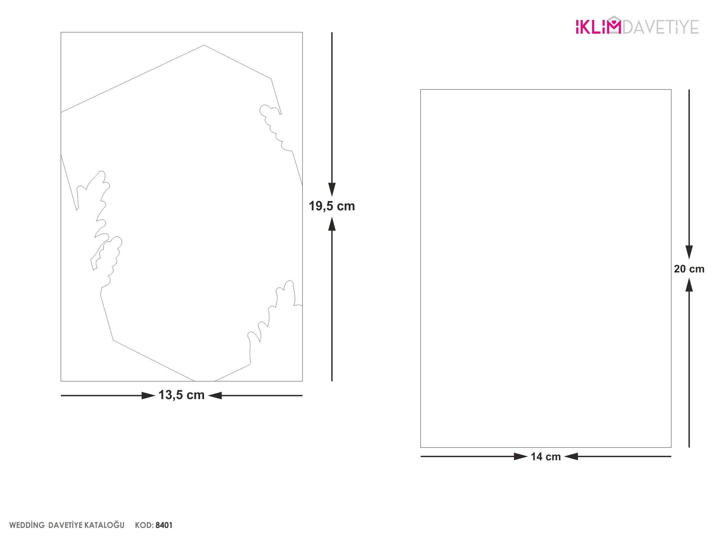 Wedding Davetiye     8401 - 7